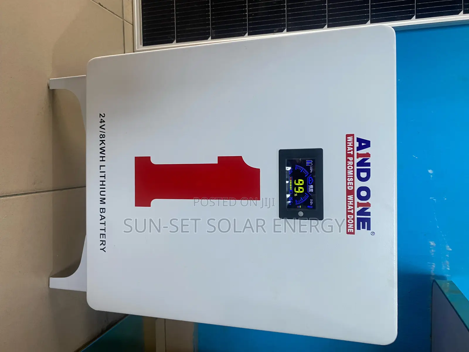 And One Lithium Ion Battery 8kwh 288ah 26.6v With 5yrs Warranty