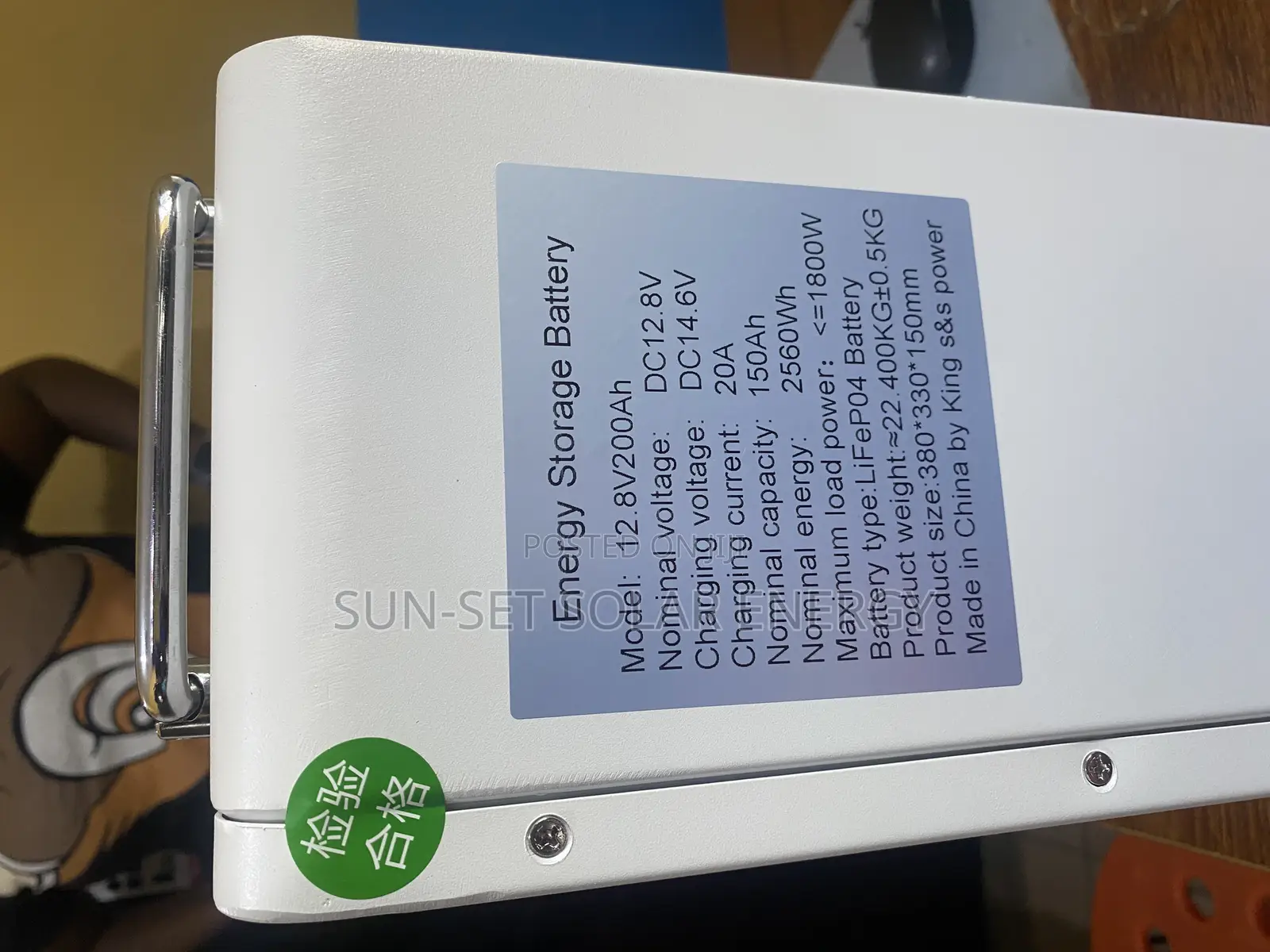 And One Lithium Ion Battery 2.5kwh 12v 150ah With 5yrs Warranty