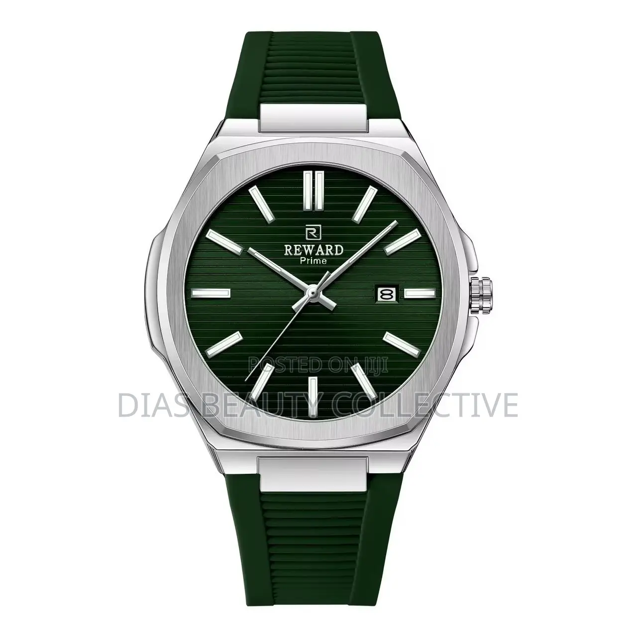 Quality Reward Rubber Strap Water Resistant Sapphire Glass
