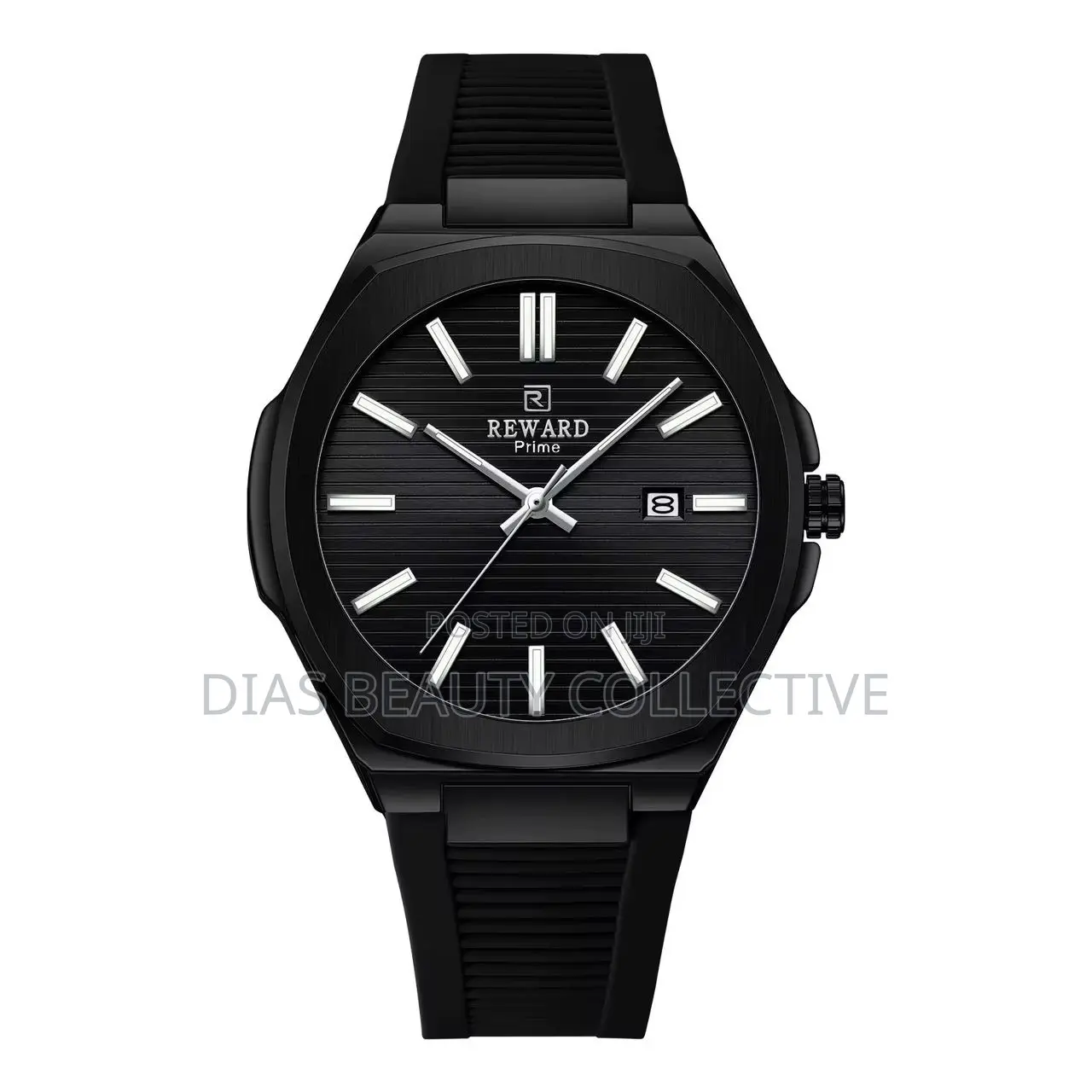 Quality Reward Rubber Strap Water Resistant Sapphire Glass
