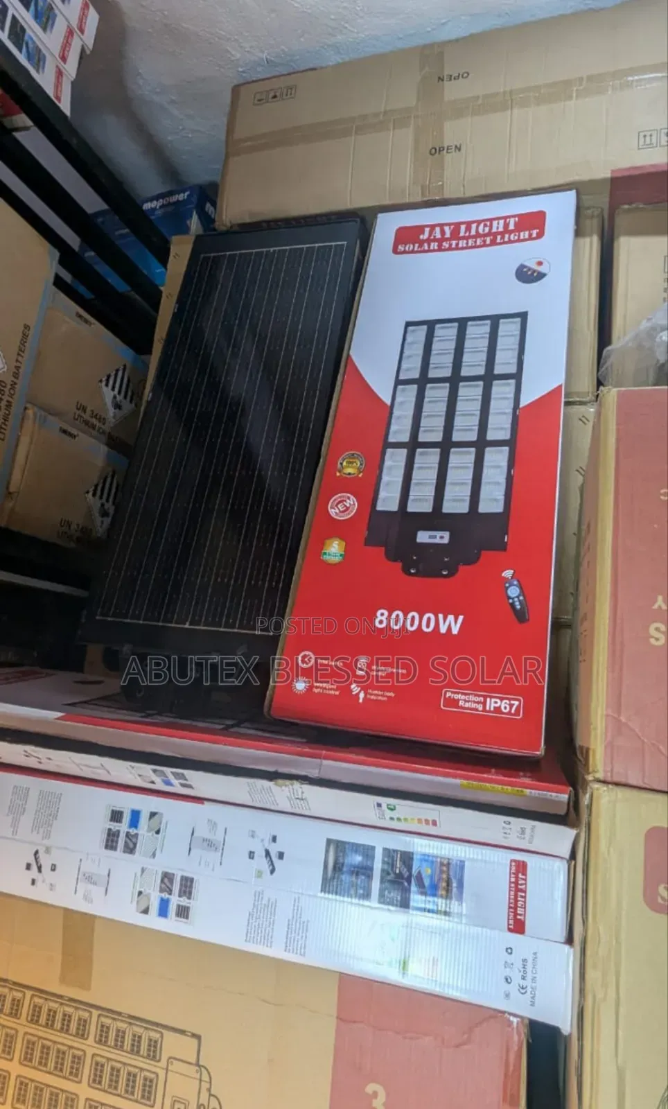 8000watt Jay Light Solar Light