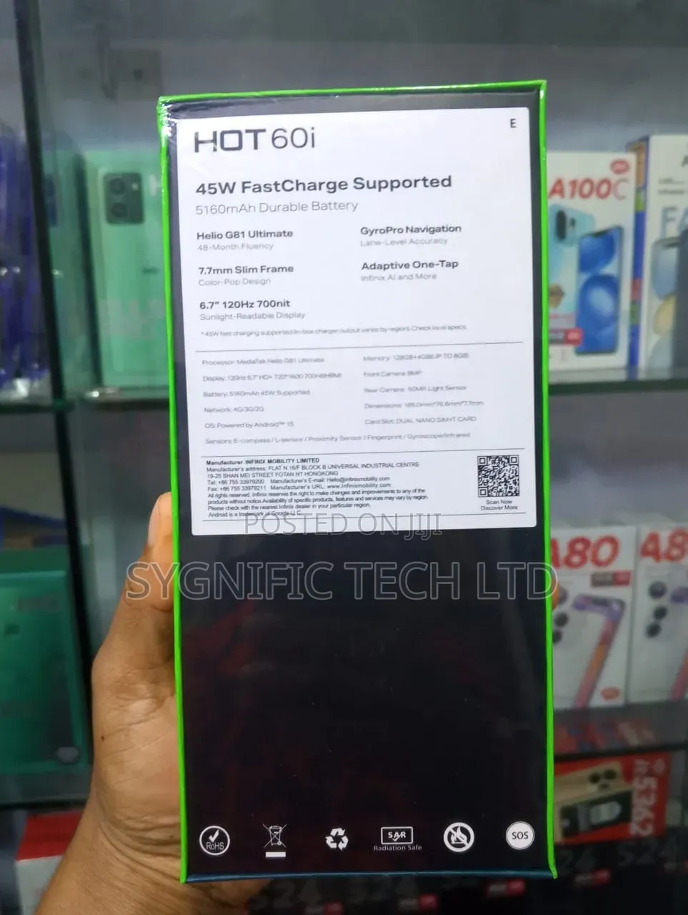 New Infinix Hot 60i 128 GB