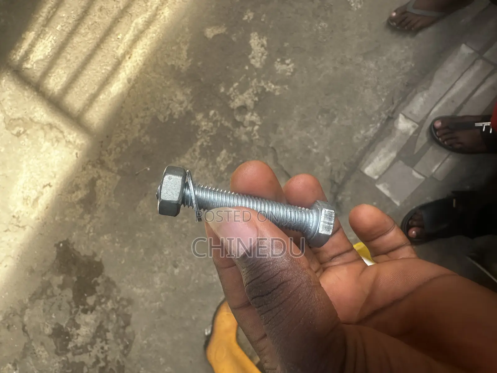 M10 Bolt Length 2.5” With Washer Steel