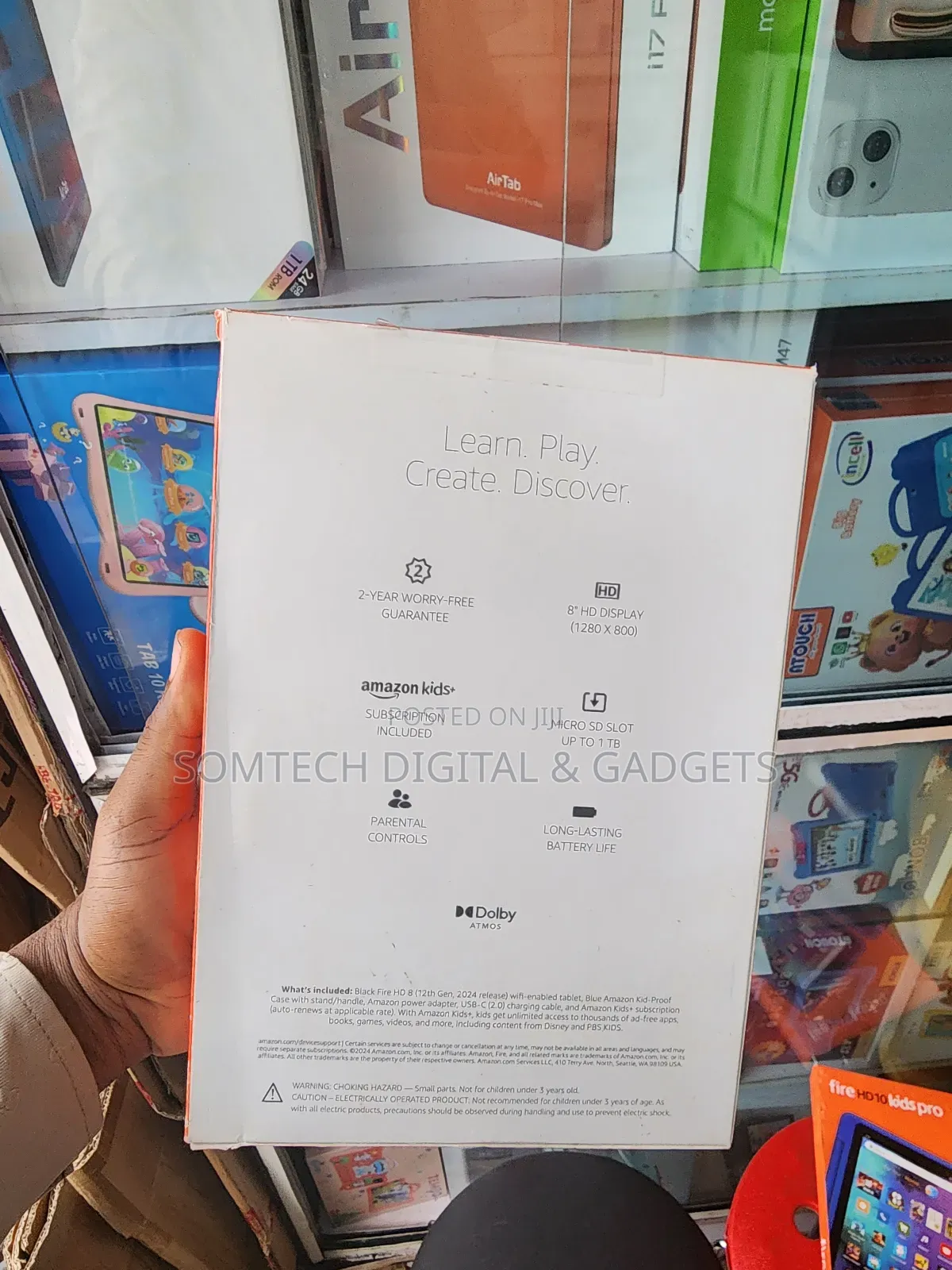 New Amazon Fire HD 8 Kids Edition 2018 32 GB Blue
