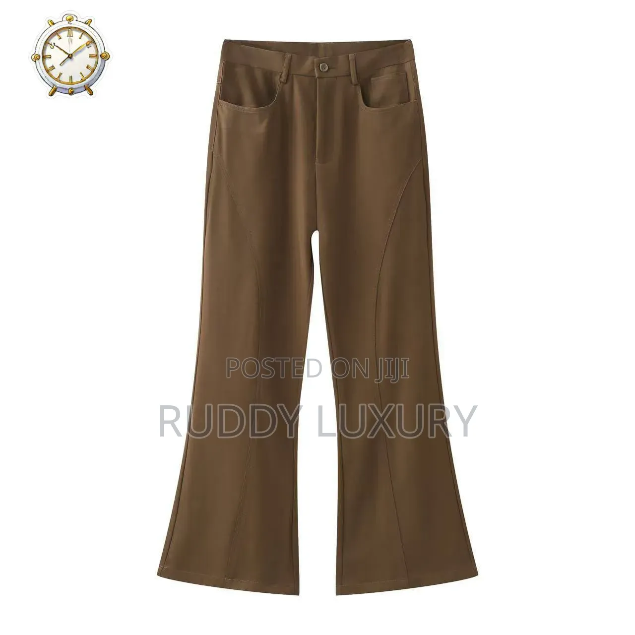 The Mocha Flare Tailored Trousers