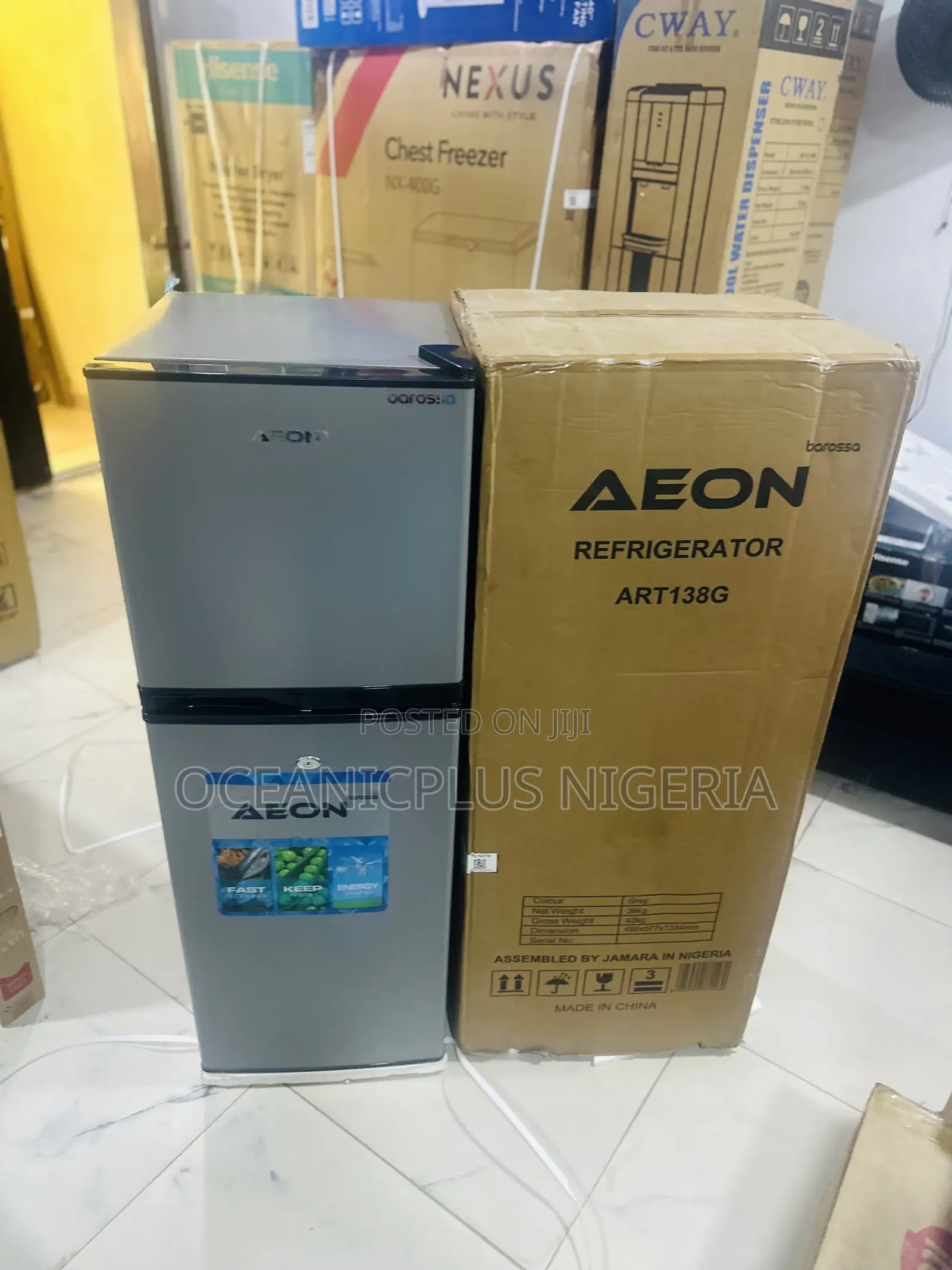 Aeon 138 Liters Two Compartment Fridge Art138g