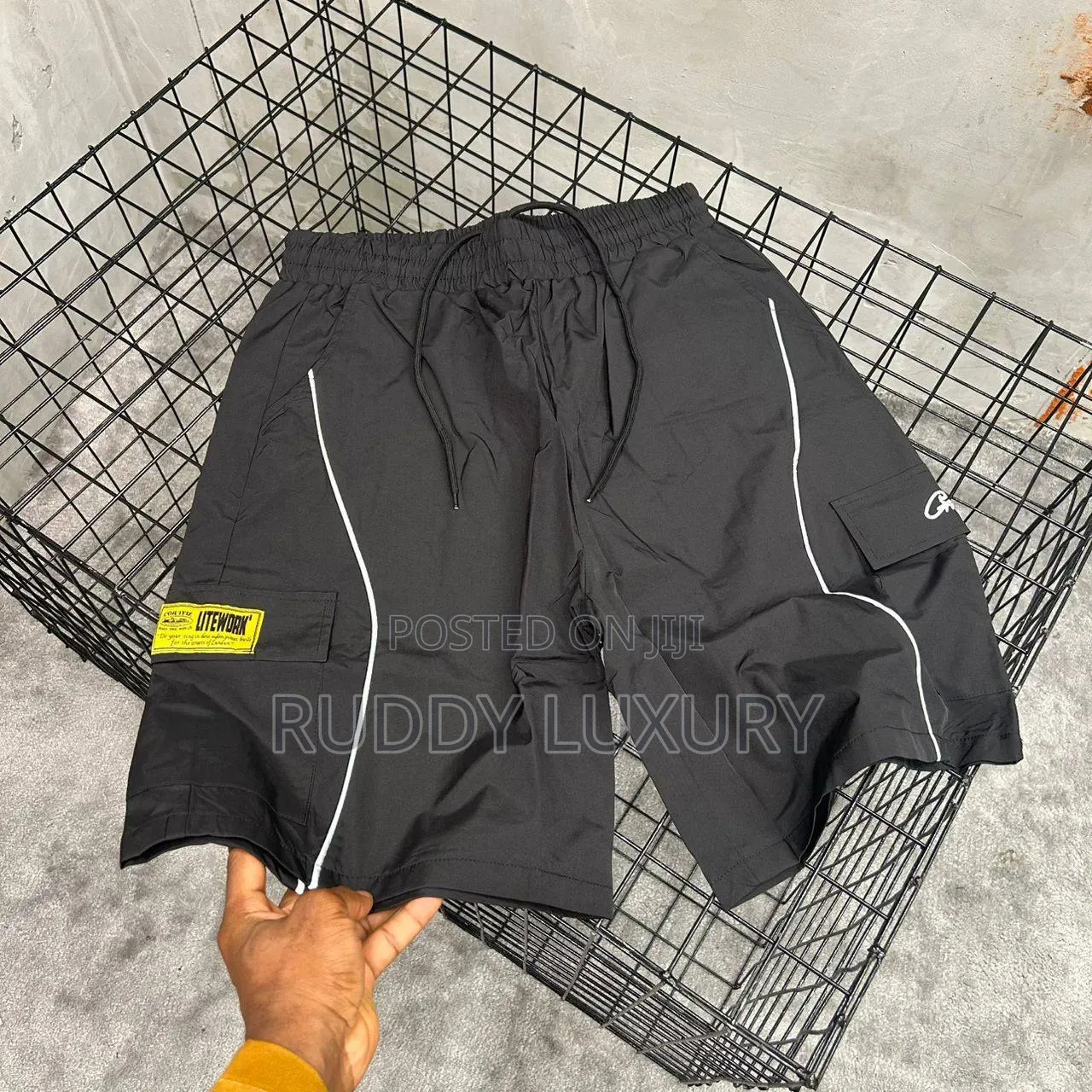 Track Soul — Reflective Striped Shorts