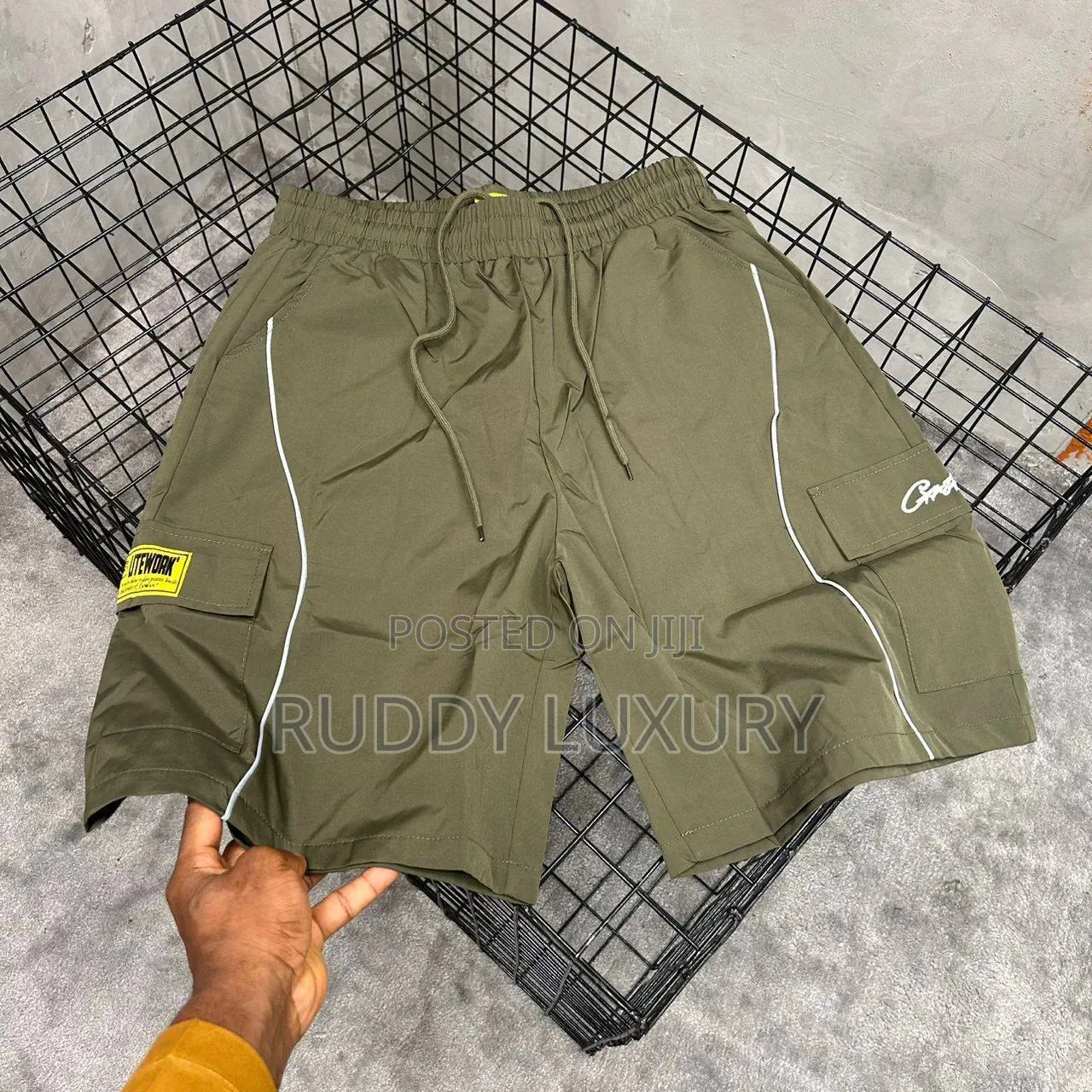 Track Soul — Reflective Striped Shorts