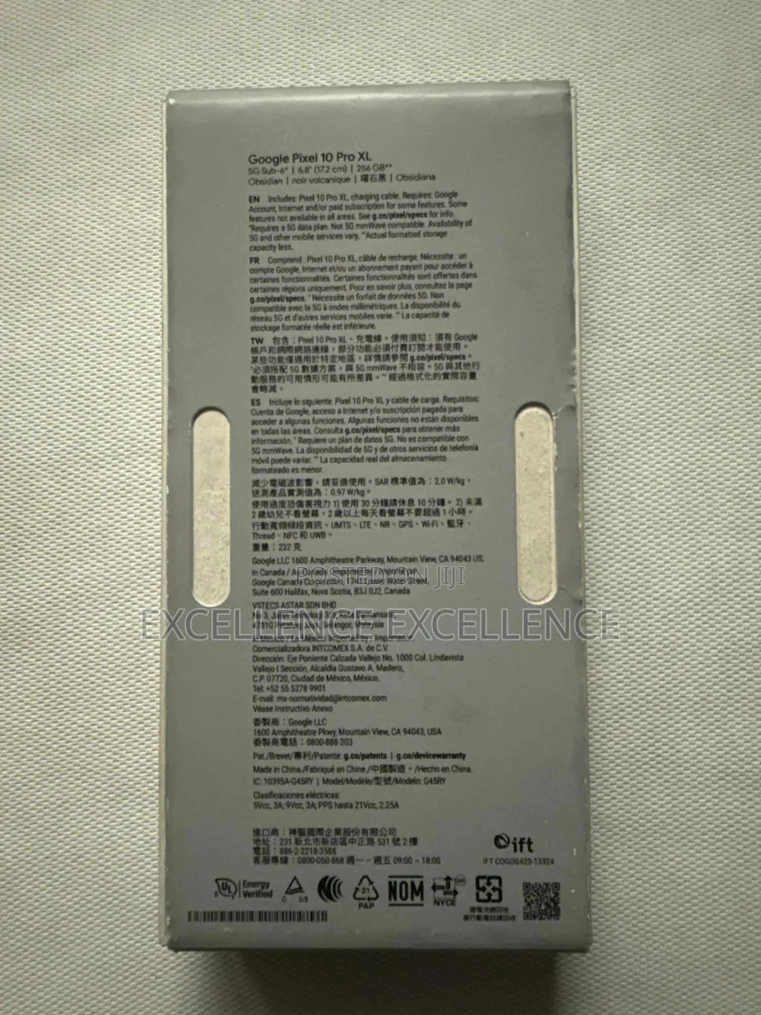 New Google Pixel 10 Pro XL 256 GB Black