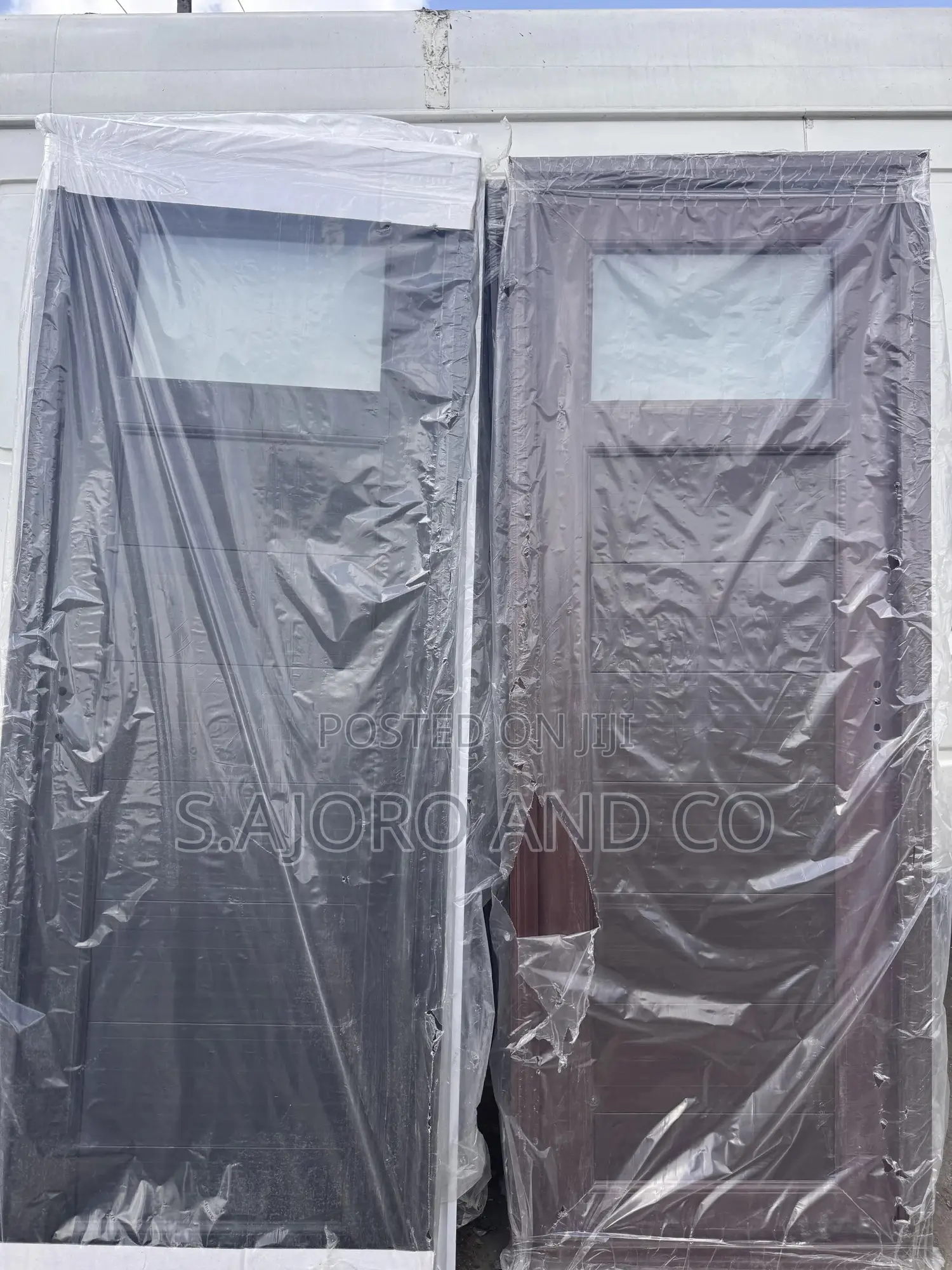 PVC Toilet and Bathroom Door 750mm (Brown and White Available)