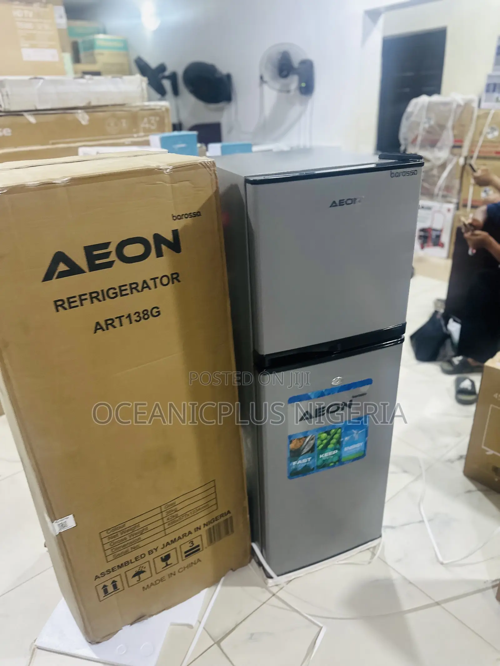 Aeon Art138g Double Door Refrigerator 138 Liters Unit