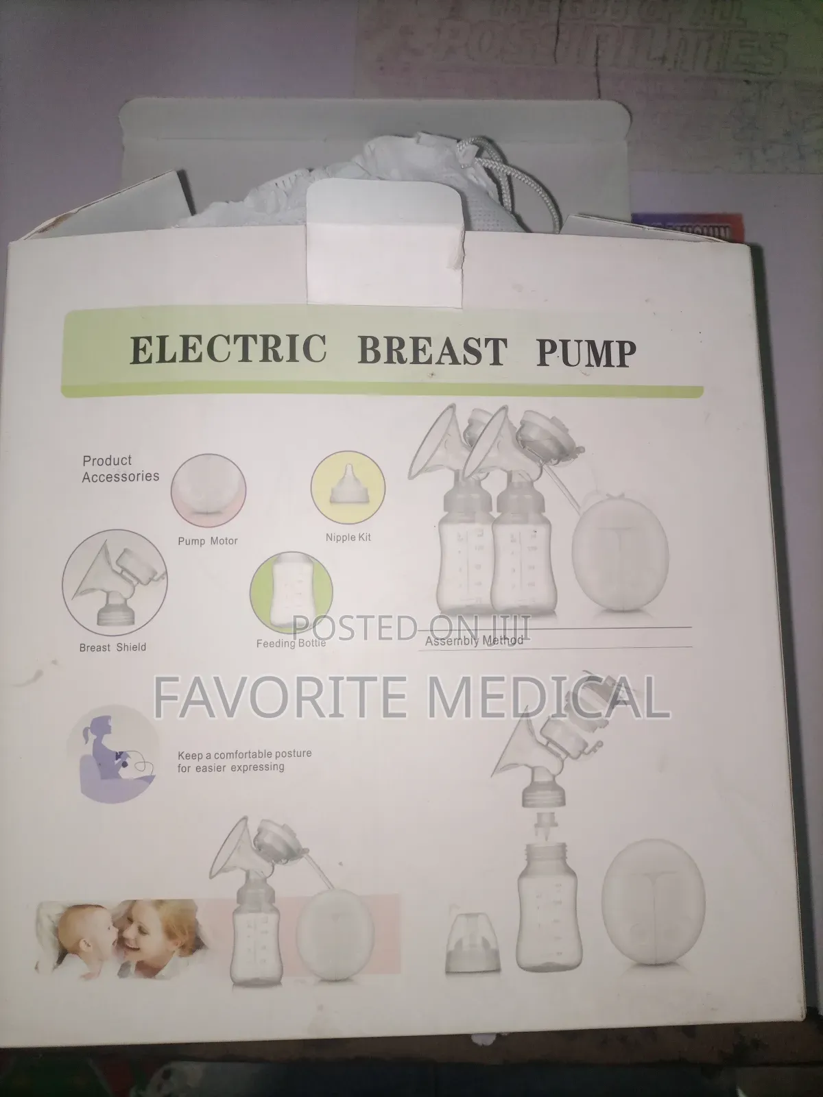 Portable Electric Double Breast Pump