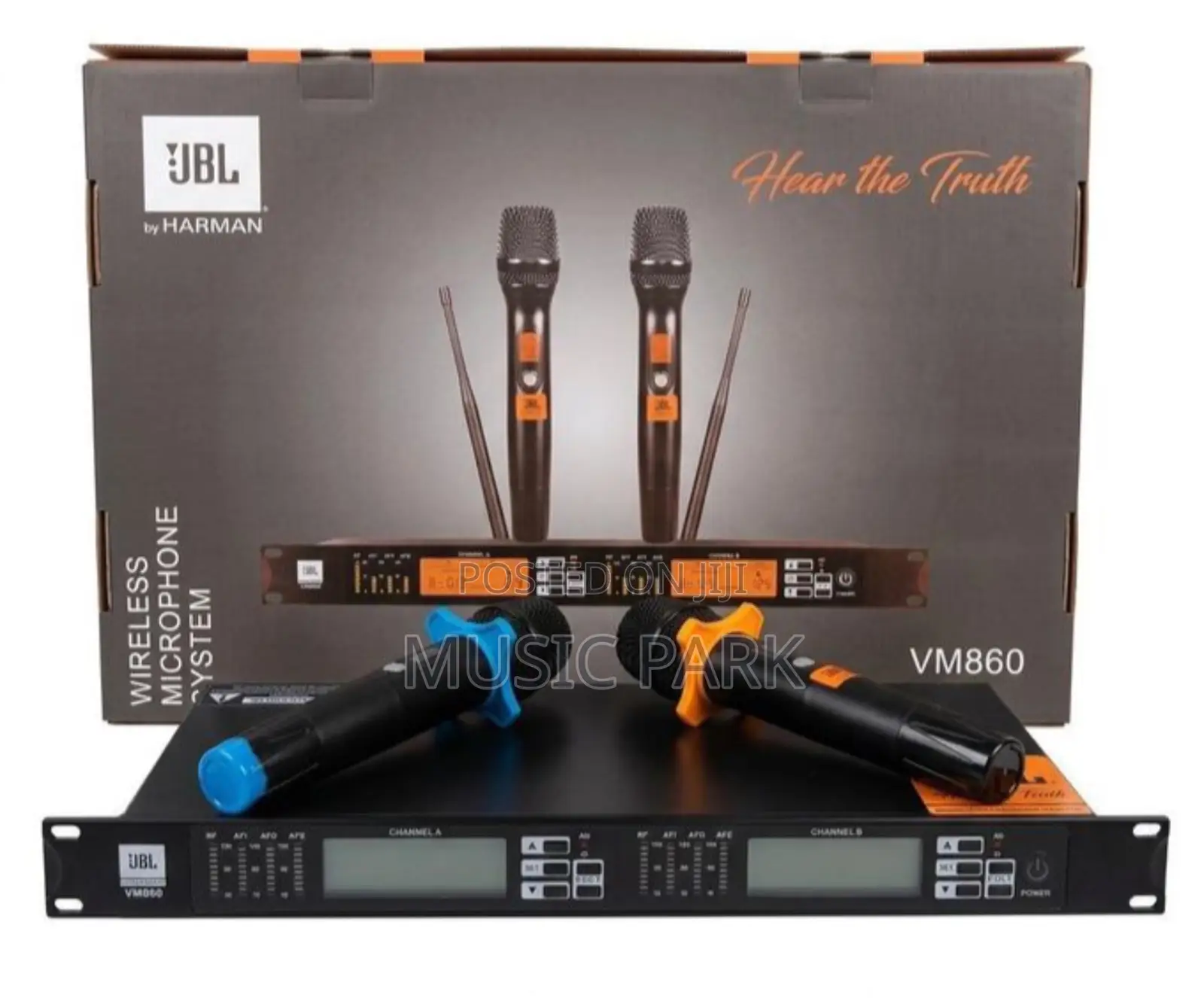JBL Vm860 Dual Wireless Microphone System