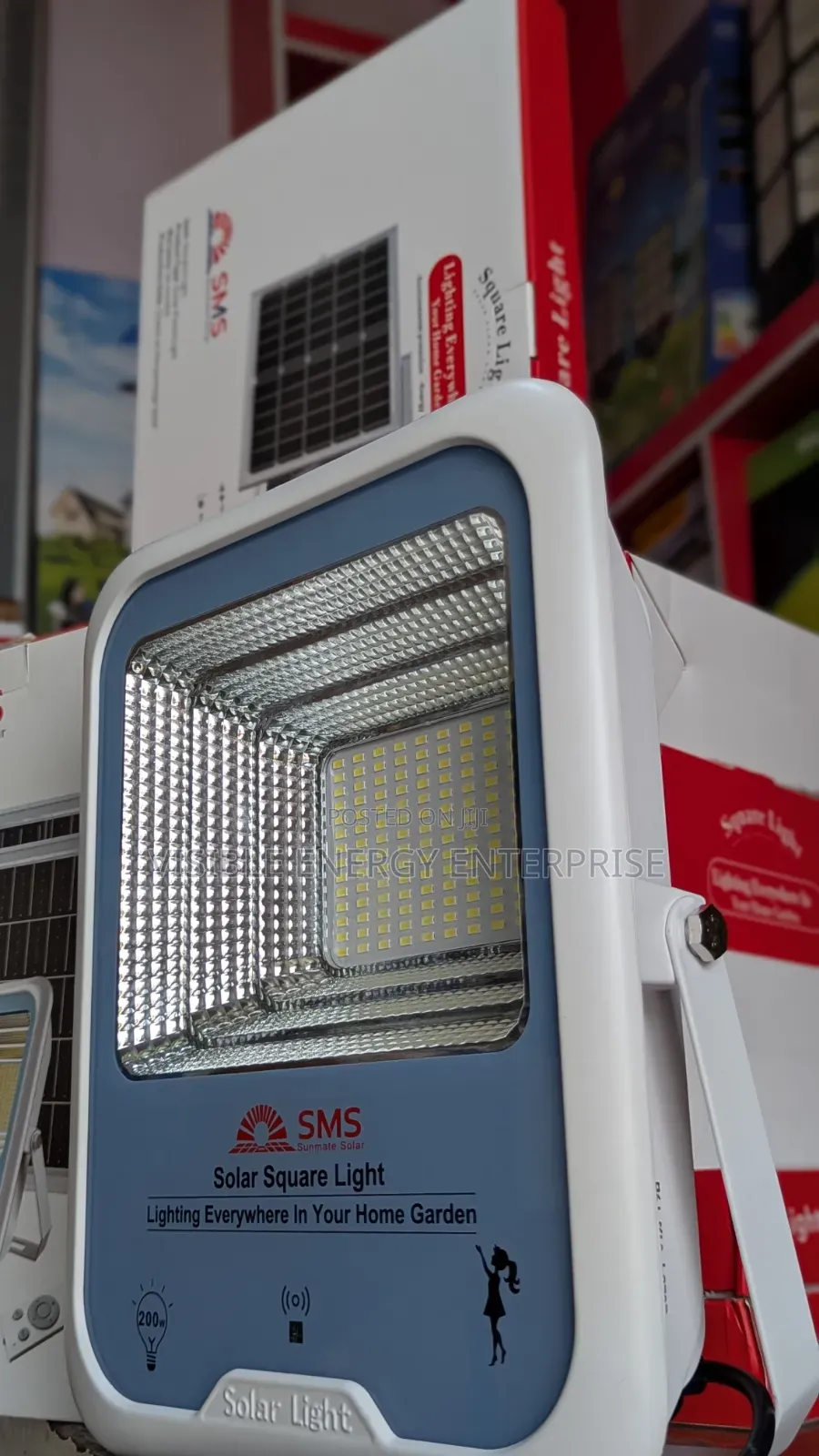 SMS 200w Solar Square Floodlight