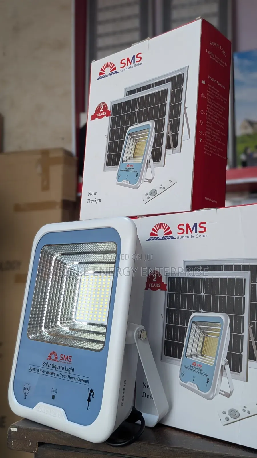 SMS 200w Solar Square Floodlight