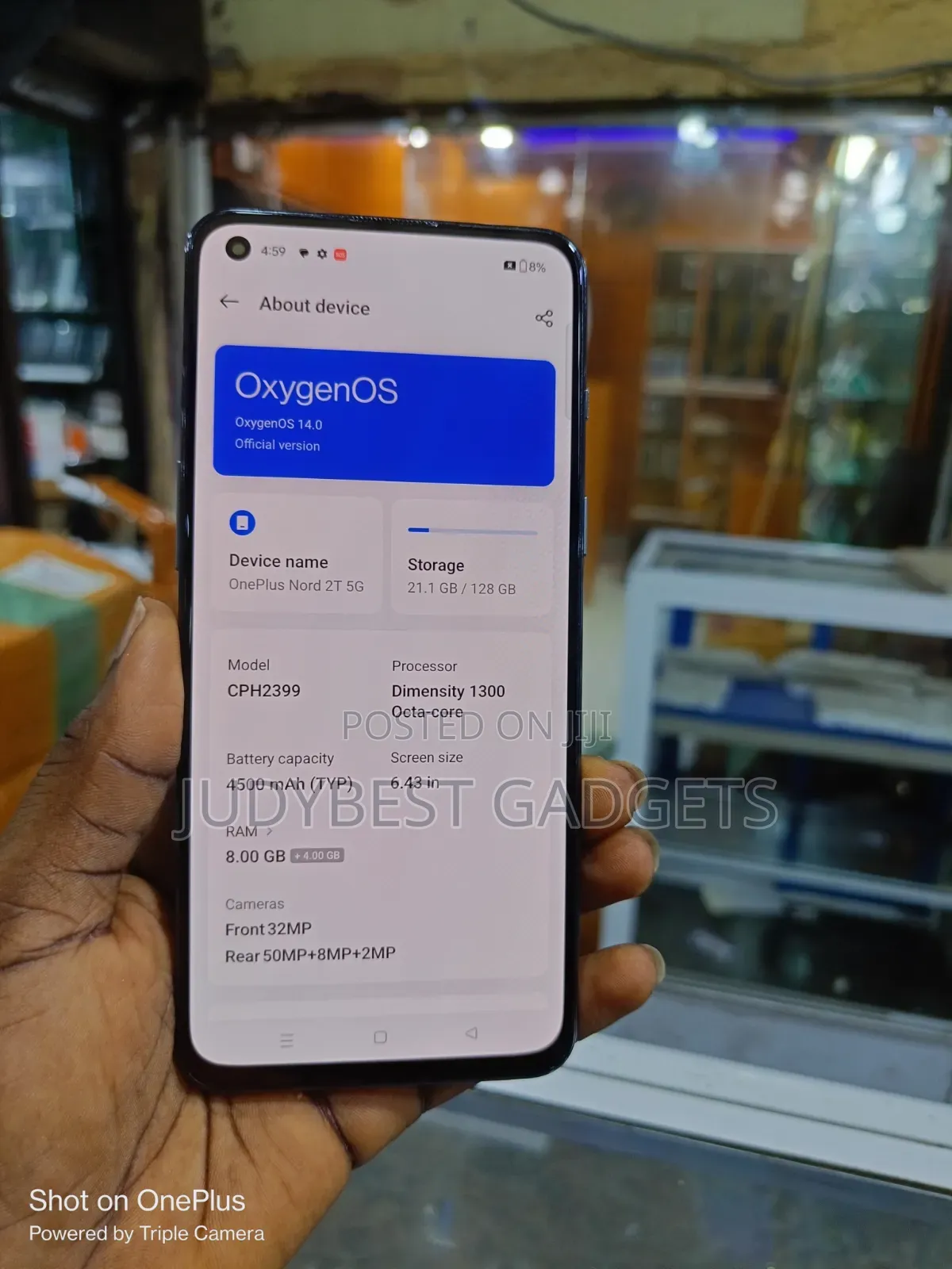 OnePlus Nord 2T 128 GB Blue