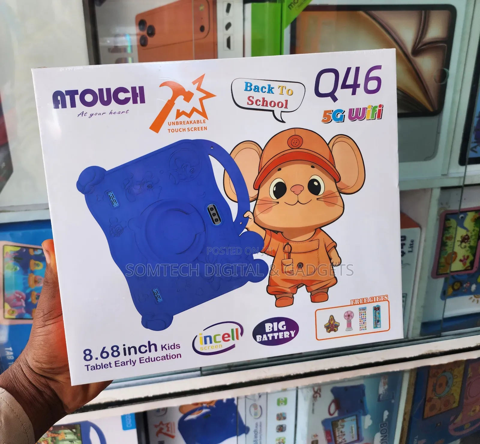 Atouch Q46 Kid's Tablet 8gb Ram 256gb Rom 8.68 Inches