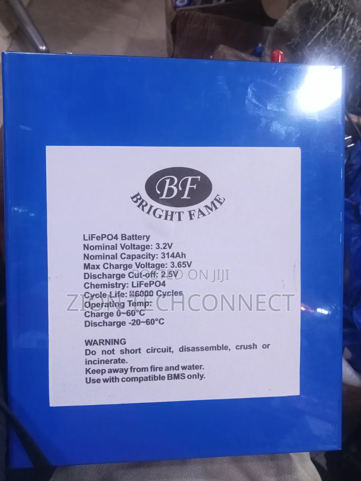 1pcs 3.2v -314ah Lithium Iron Lifepo4 Rechargeable Battery