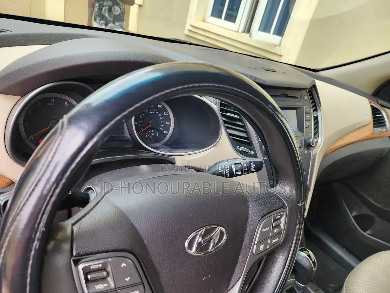 Hyundai Santa Fe SE FWD 2016 Blue