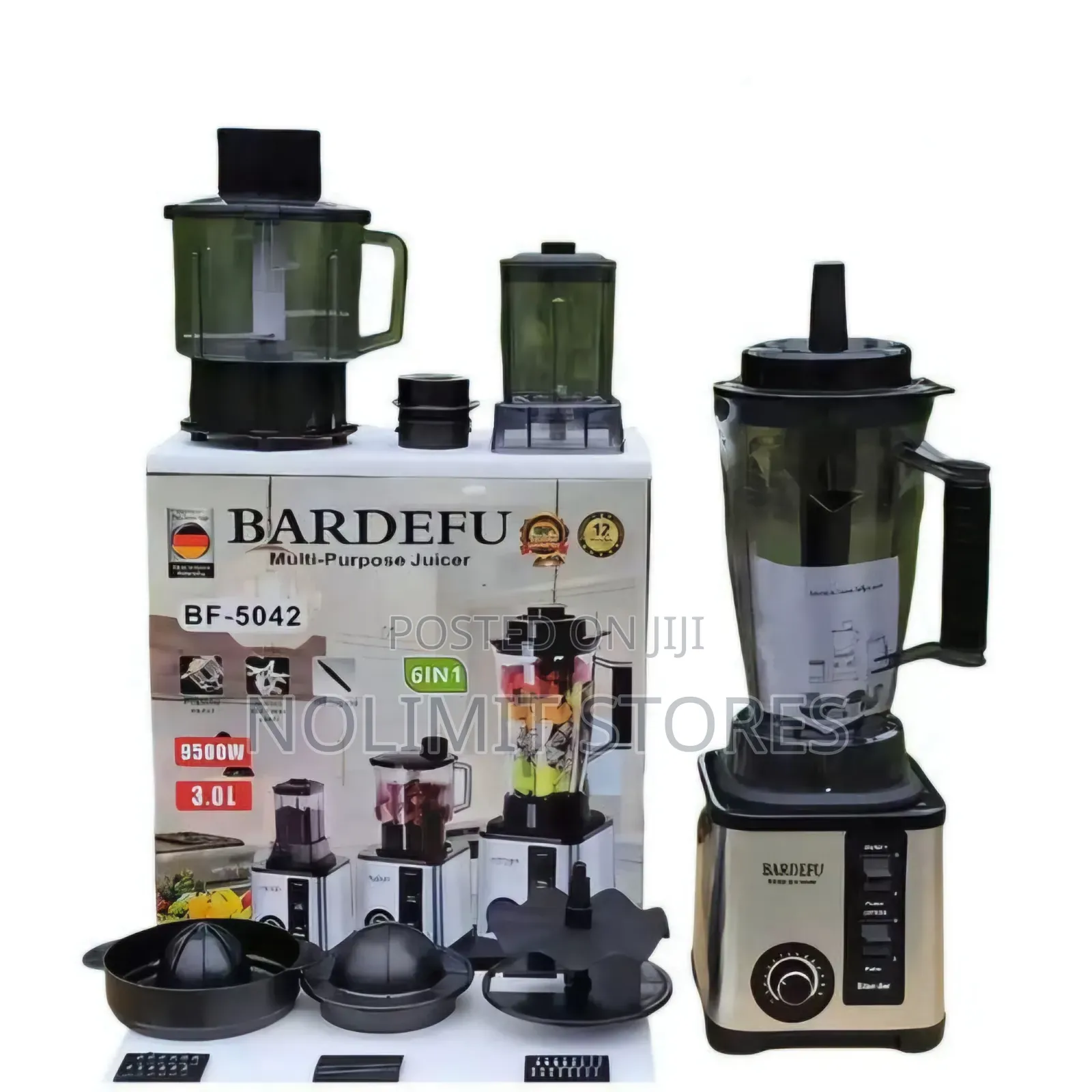 Badefu 6 in 1 Multipurpose Blender Juicer With High Quality