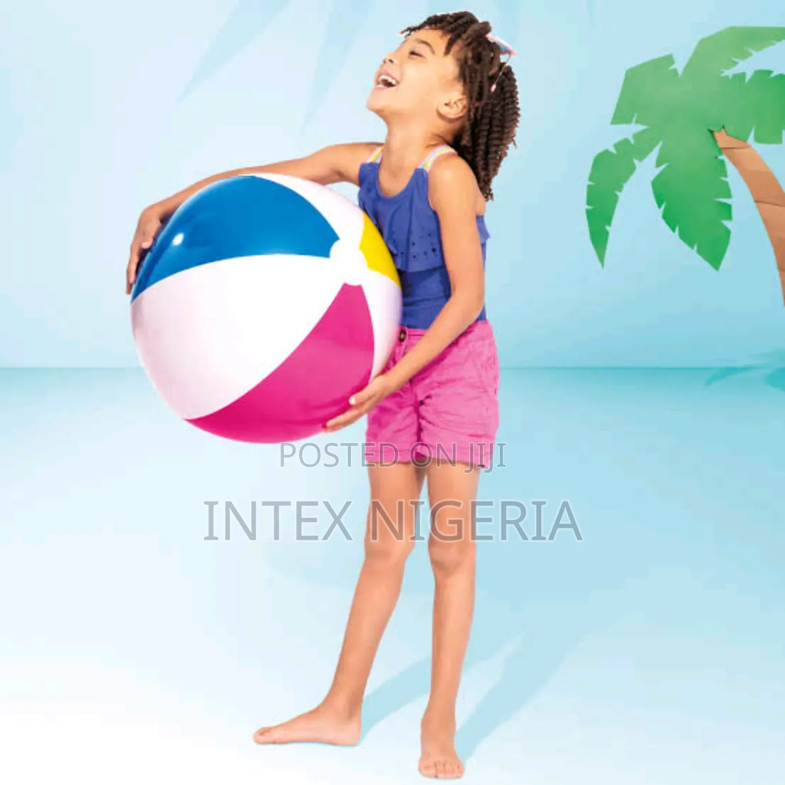 Glossy Panel Inflatable Beach Ball - 20"