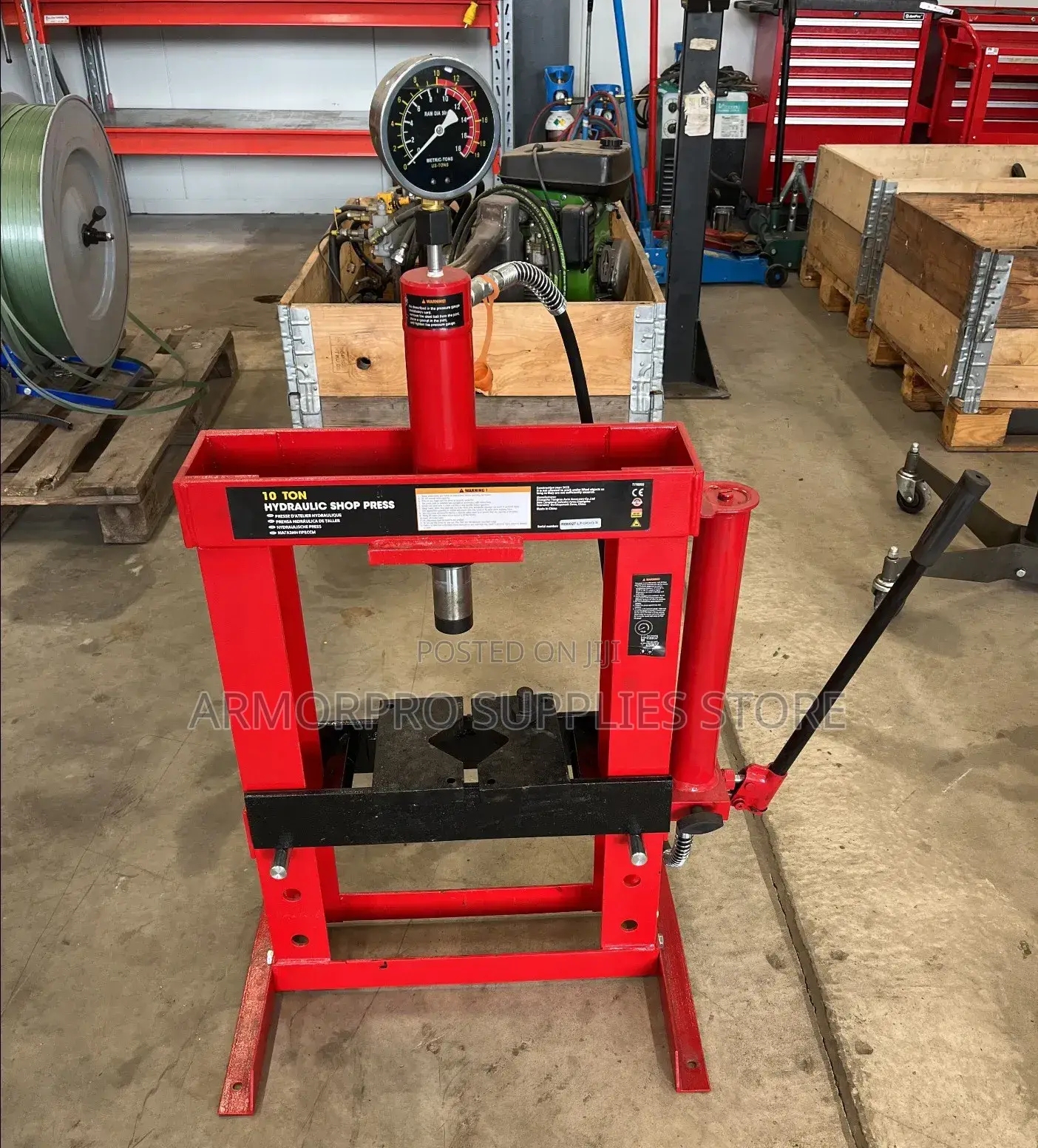 10-ton Hydraulic Shop Press