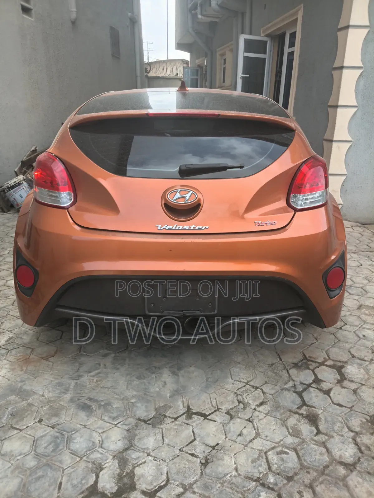 Hyundai Veloster Turbo 2013 Orange