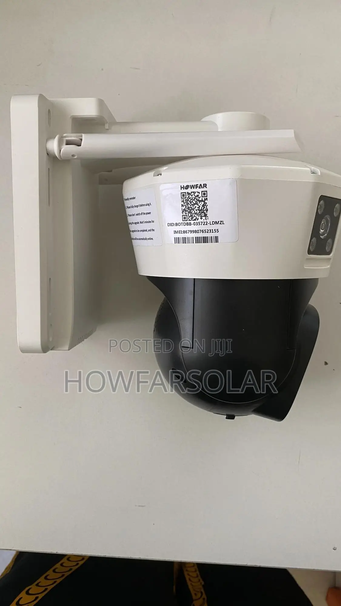 Aov Howfar Dual Lens Camera H2502, Solar Powered With a Free Sim Card