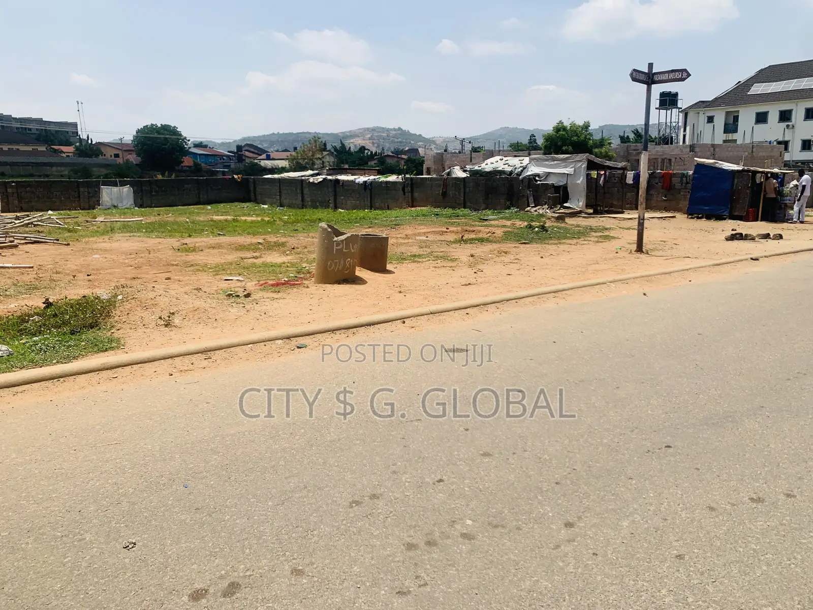A Land for Sale in Jahi Gilmor. Tared Road