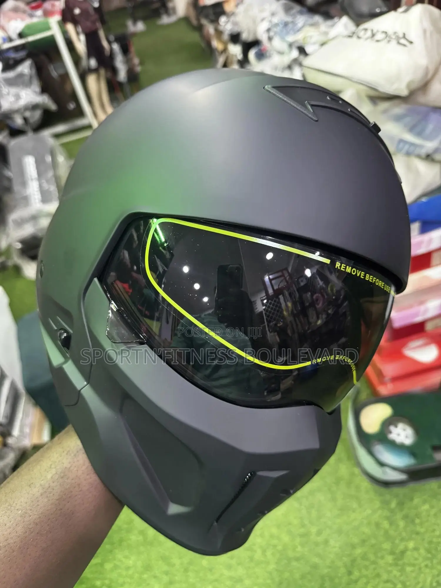 Top Quality Dot Powerbike Helmet Detachable Jaw