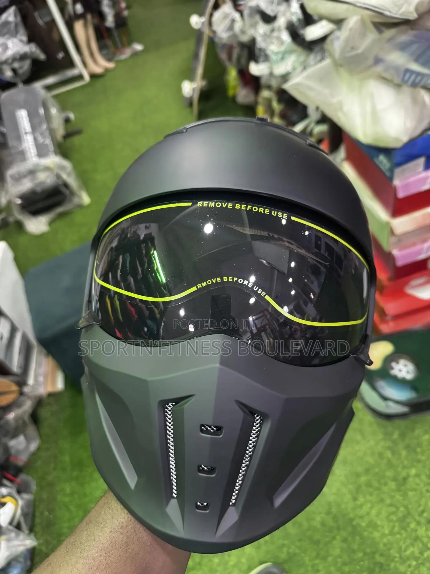 Top Quality Dot Powerbike Helmet Detachable Jaw