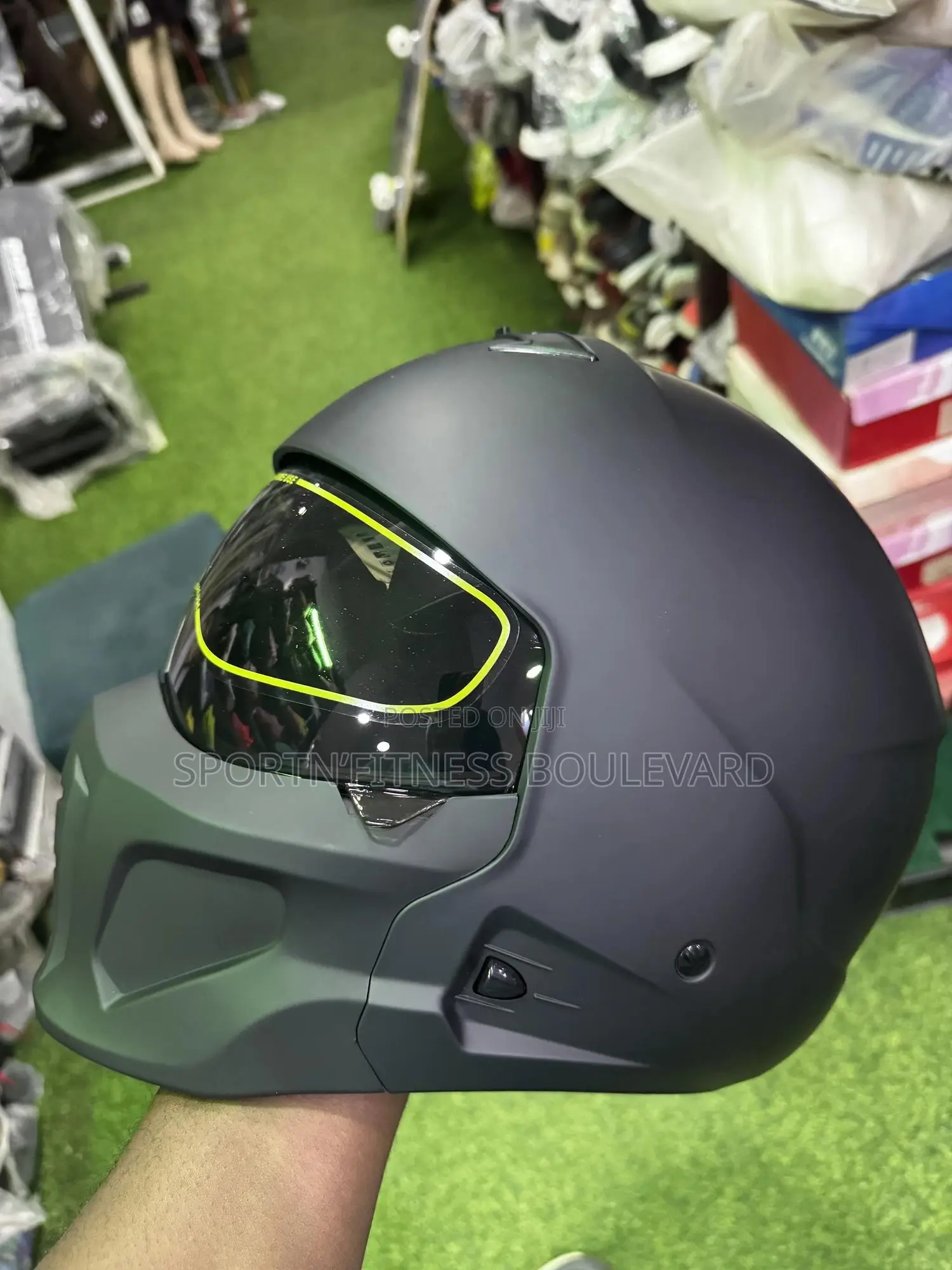 Top Quality Dot Powerbike Helmet Detachable Jaw