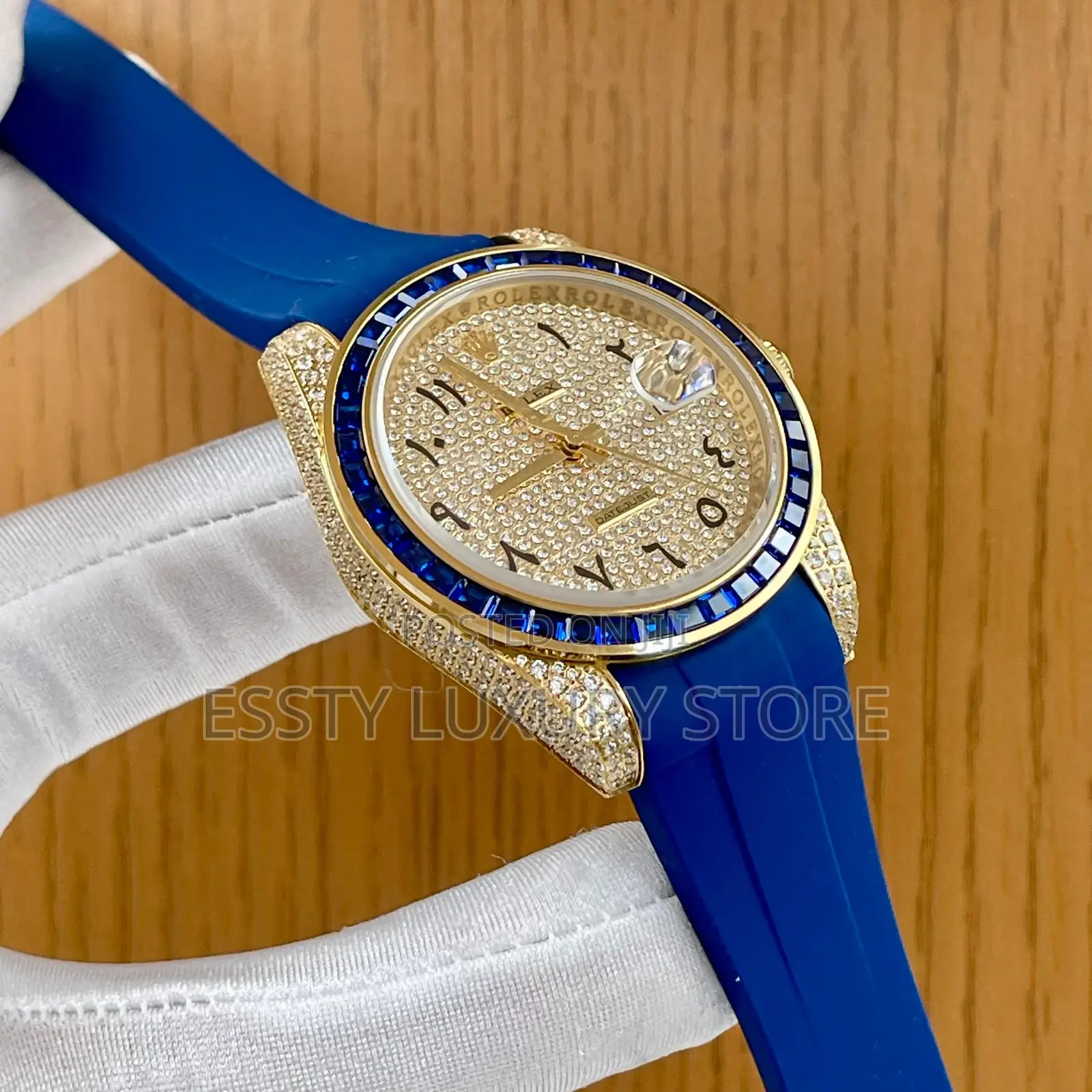 Original Quality Luxury Rolex Iced Automatic Engine Watch