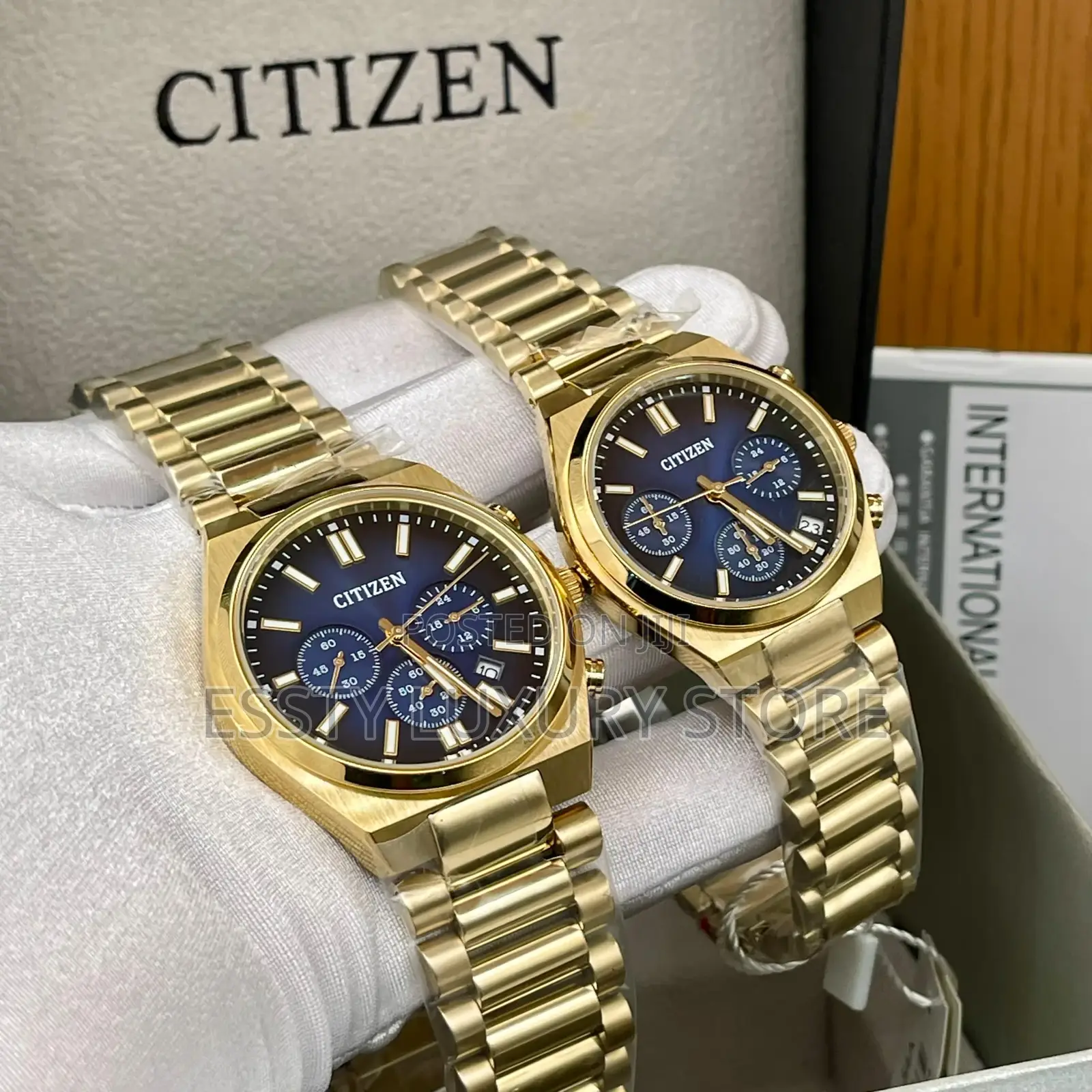 Automatic Engine Luxury Citizen Couples Wristwatch