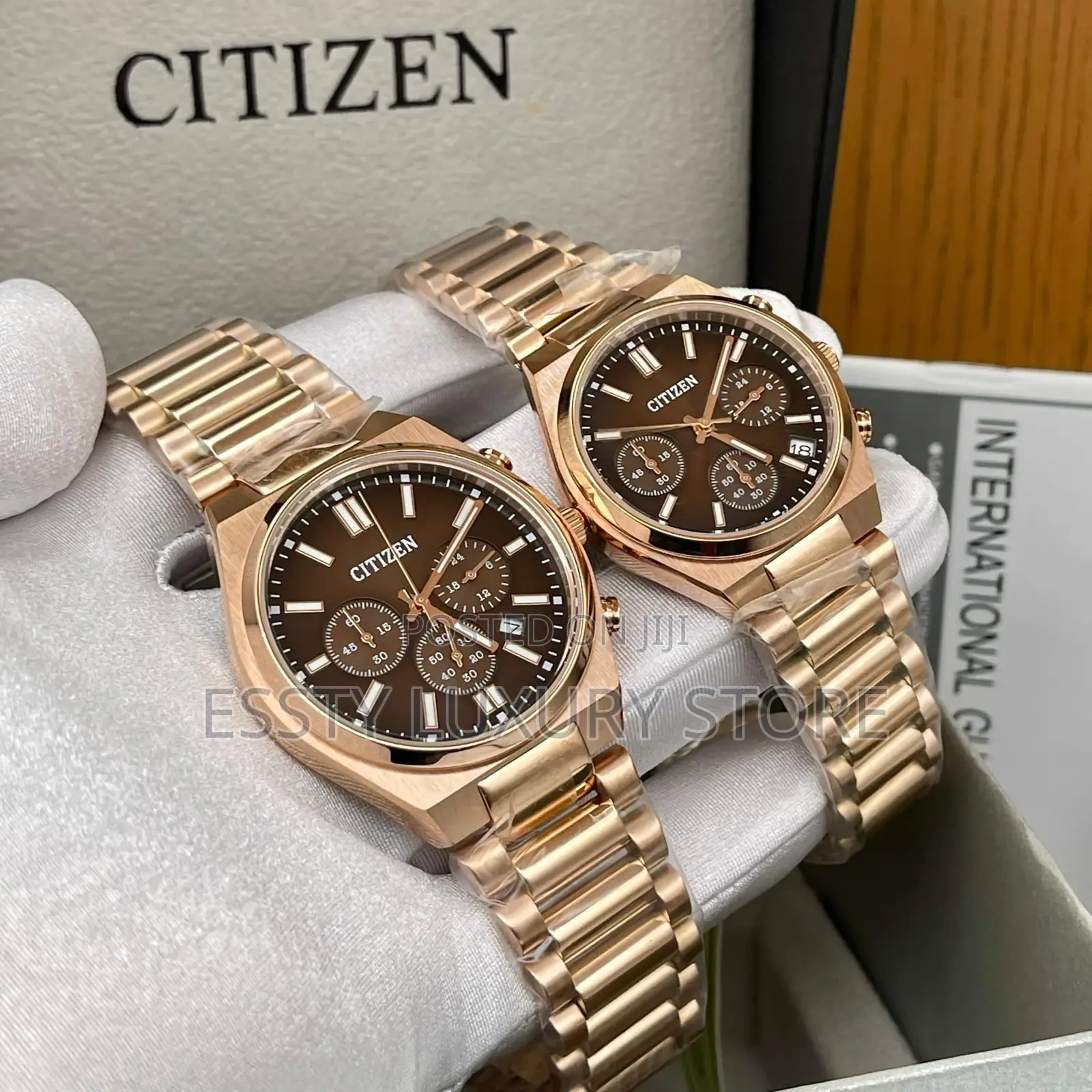 Automatic Engine Luxury Citizen Couples Wristwatch