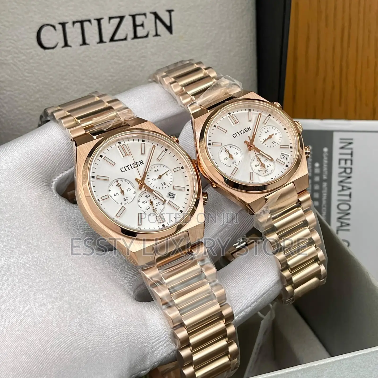 Automatic Engine Luxury Citizen Couples Wristwatch
