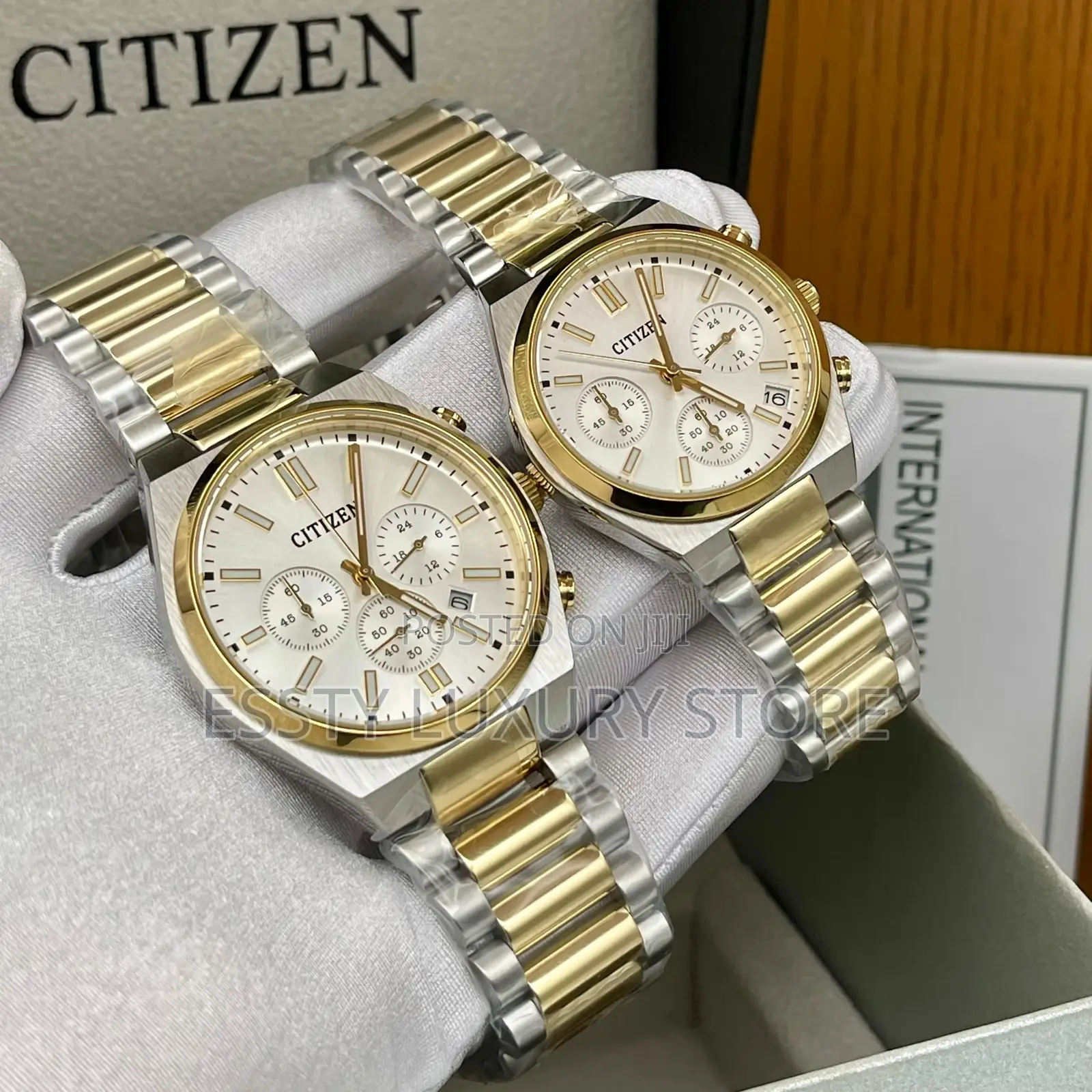 Automatic Engine Luxury Citizen Couples Wristwatch