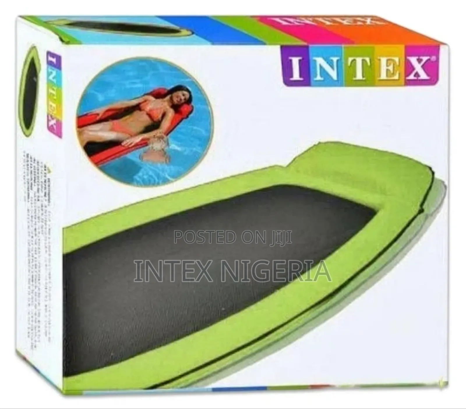 Intex Inflatable Mesh Pool Lounge Mat - Assortment Colours