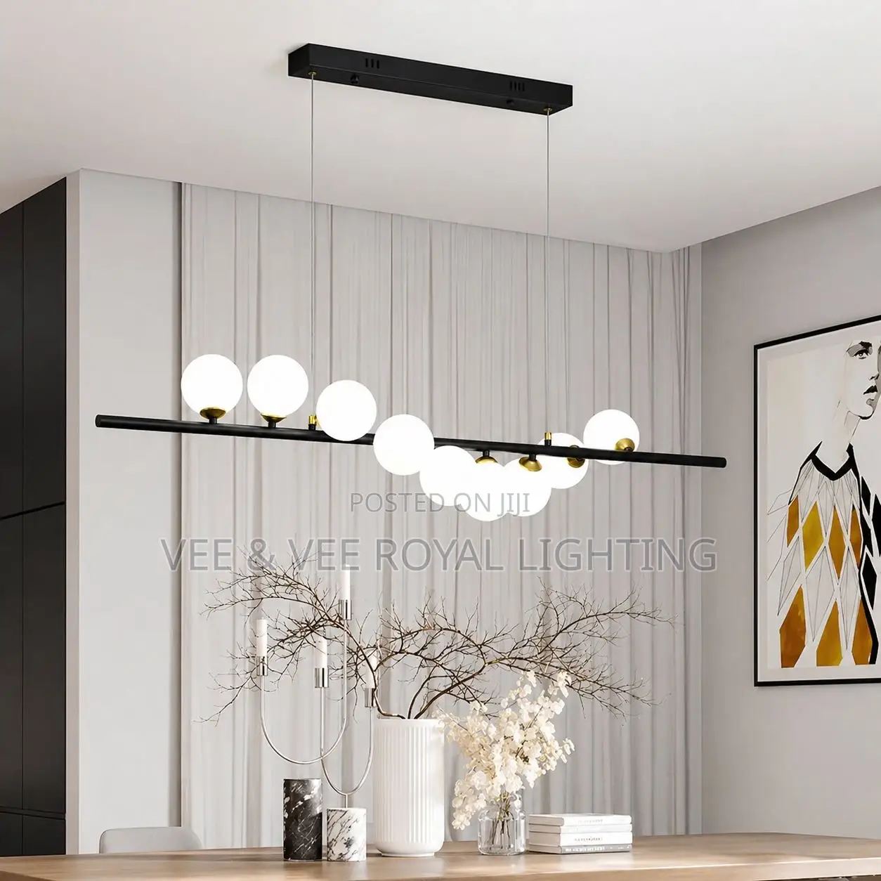 Luxury Red Starry Sky Light - For Dining, Kitchen, Restaurants, Cafes