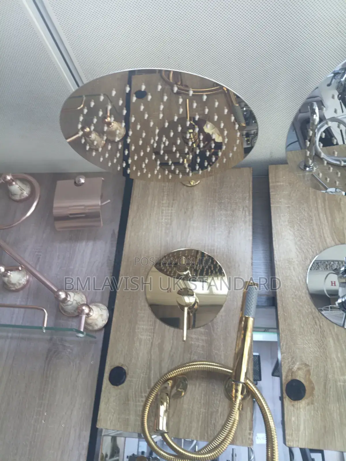 4ways Conduit Shower Set Silver