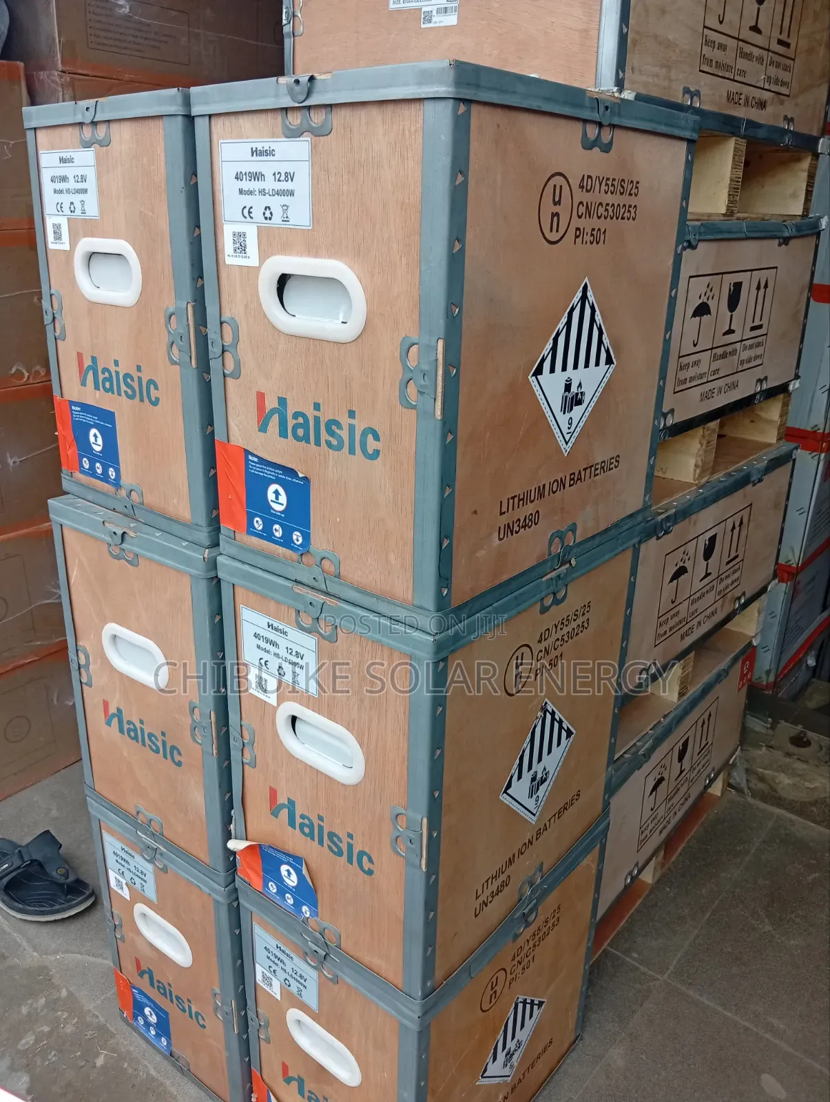 Haisic Solar Lithium Ion Batteries 400kwh/12v