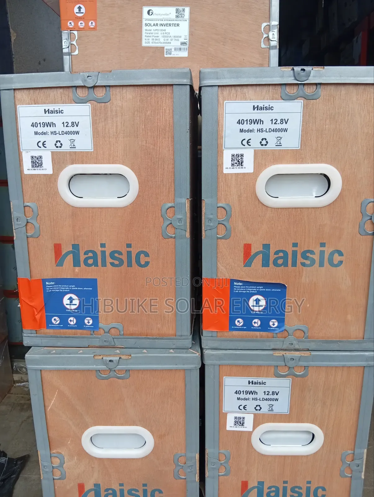 Haisic Solar Lithium Ion Batteries 400kwh/12v