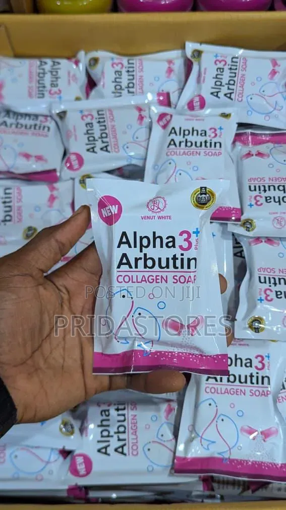 Alpha 3+ Arbutin Collagen Soap and Lotion
