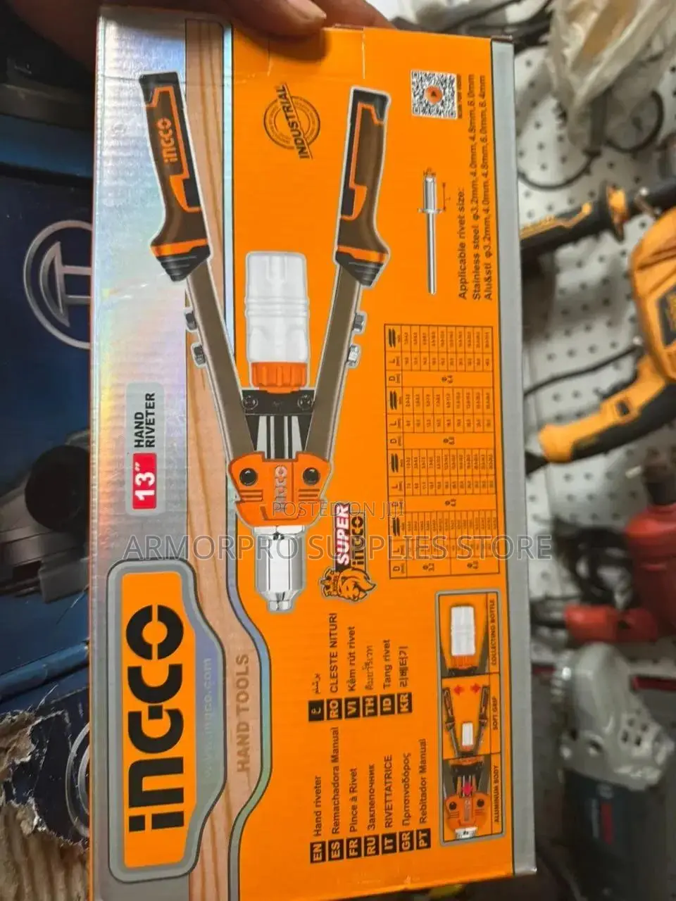 Ingco 13" Hand Riveter (Model Hr131)