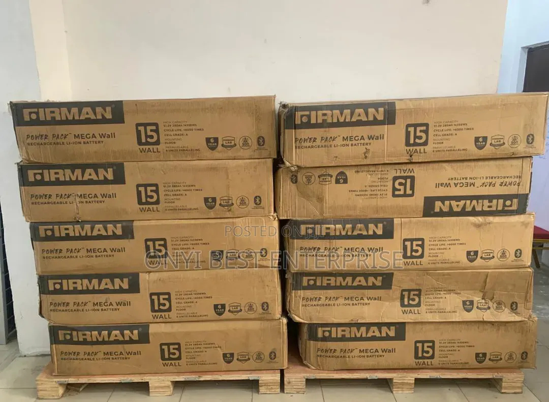 Firman Lithium Ion Battery 15kwh Wall Mount