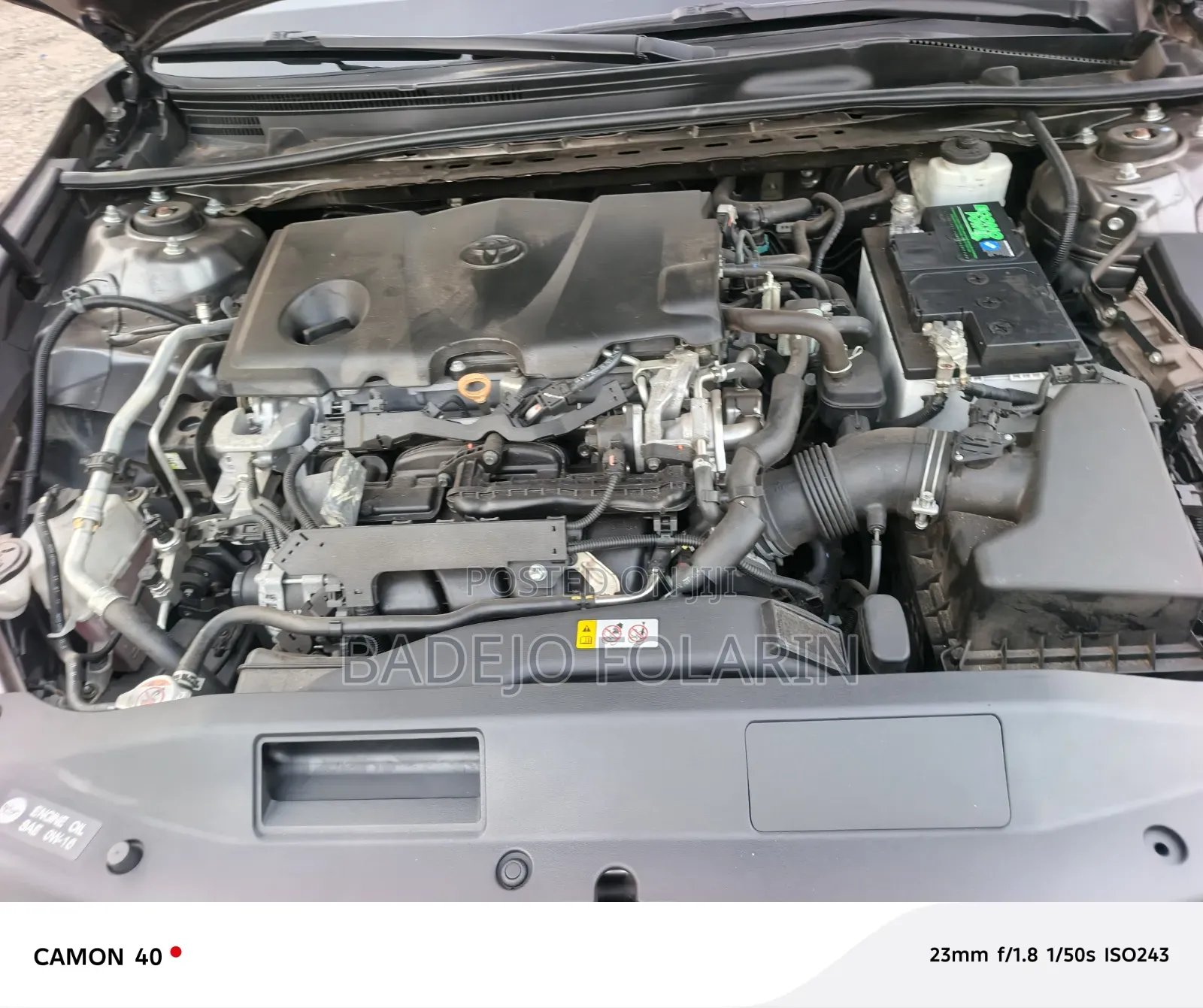 Toyota Camry SE (2.5L 4cyl 8A) 2019 Gray