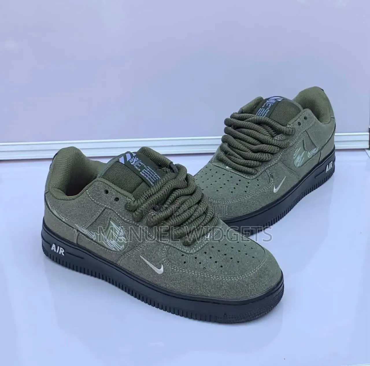 Nike Air Force Grey Sneakers – Premium Quality