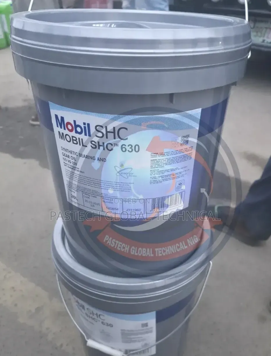20-Liter of Mobil SHC 630 Synthetic Bearing And Gear Oil