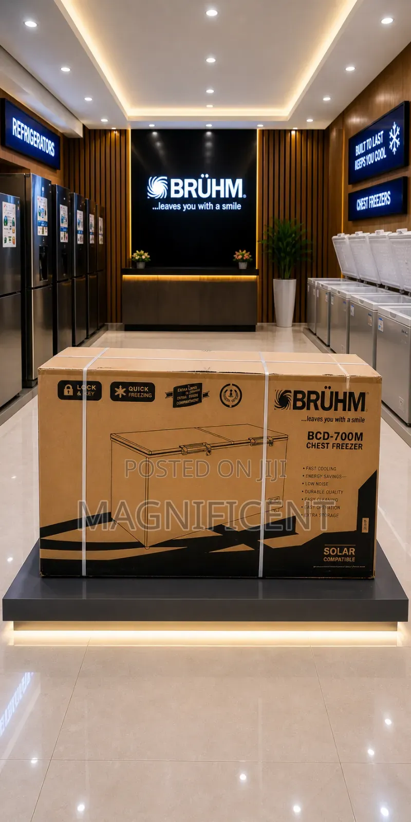 Bruhm 700l Chest Freezer – Strong Cooling Energy Saving