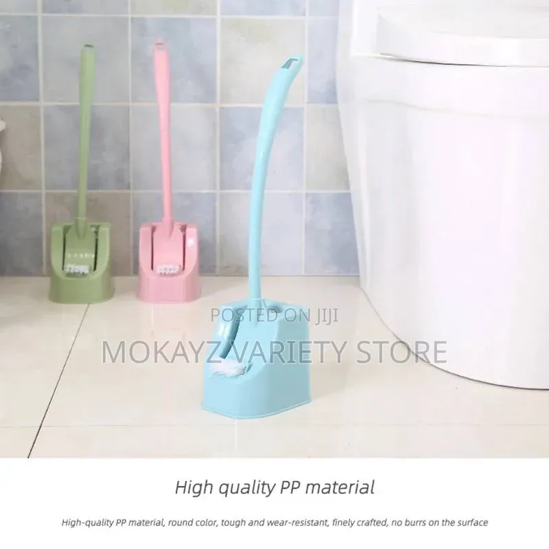 Two-Way Decontamination Household Toilet Cleaning Brush With Stand